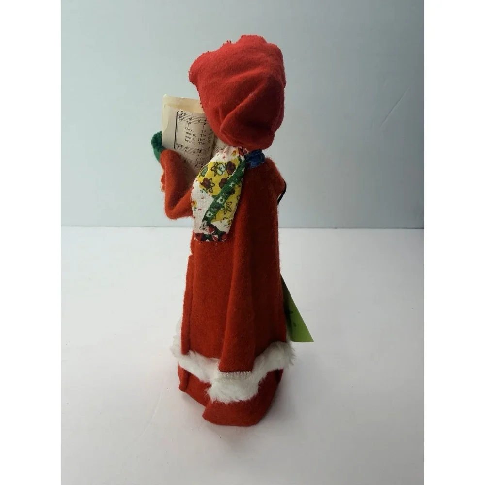 Annalee Christmas Caroler Girl Tree Topper Figure 9
